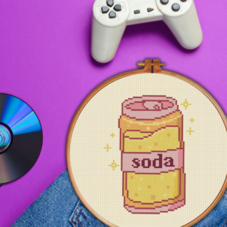 Soda Can Cross Stitch Pattern