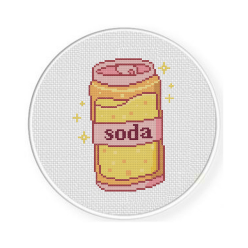 Soda Can Cross Stitch Pattern - Image 2