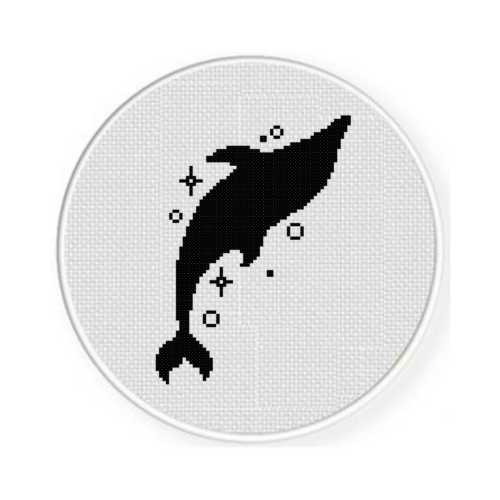 Mystical Dolphin Cross Stitch Pattern - Image 2