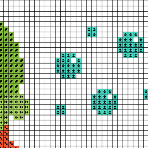 Cute Little Jellyfish Cross Stitch Pattern - Image 3