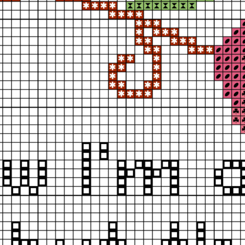 I Know I'm A Handful But That's Why You Got Two Hands Cross Stitch Pattern - Image 4