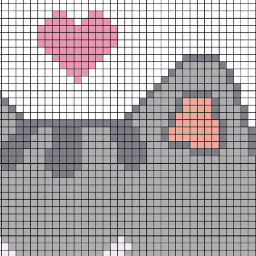 Kawaii Kitty Cross Stitch Pattern - Image 4
