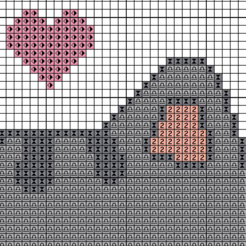 Kawaii Kitty Cross Stitch Pattern - Image 3