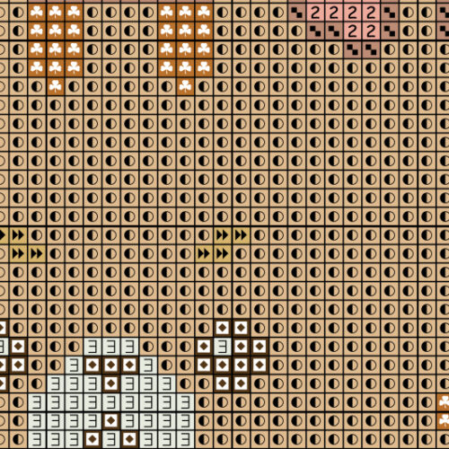 Kawaii Sitting Kitty Cross Stitch Pattern - Image 3