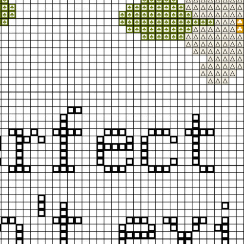 Perfect Doesn't Exist, Start Messy Cross Stitch Pattern - Image 4