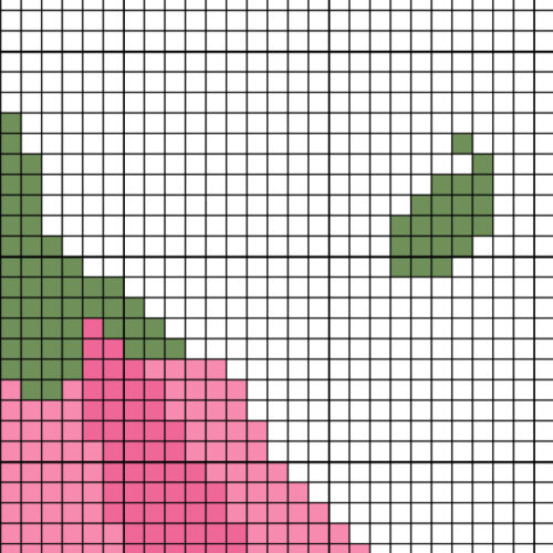Petal Flower Bunny Cross Stitch Pattern - Image 3
