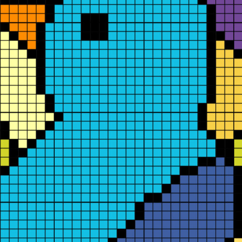 Stained Glass Bird Cross Stitch Pattern - Image 4