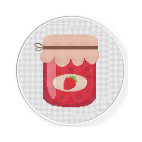 Strawberry Jam Cross Stitch Pattern - Image 2