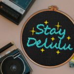 Stay Delulu Cross Stitch Pattern