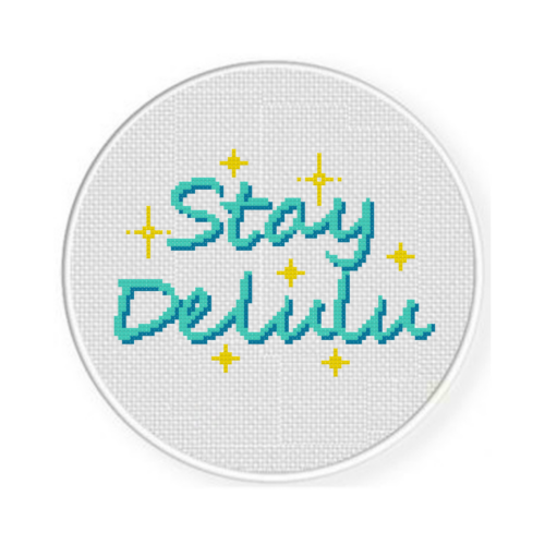 Stay Delulu Cross Stitch Pattern - Image 2