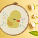 Duck Cutie Cross Stitch Pattern