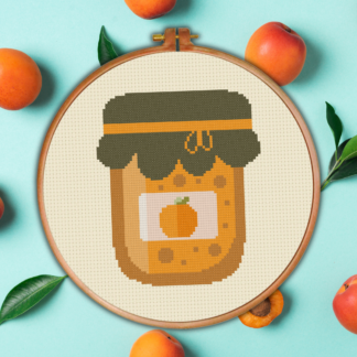 Apricot Jam Cross Stitch Pattern