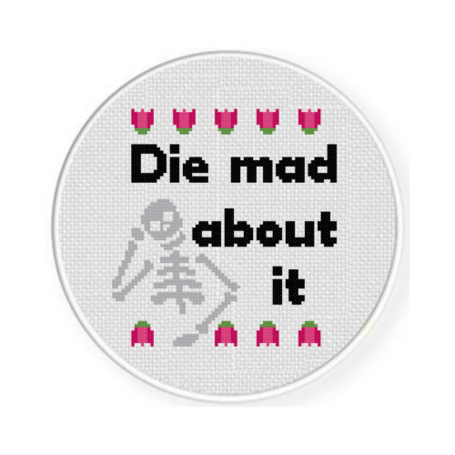 Die Mad About It Cross Stitch Pattern - Image 2