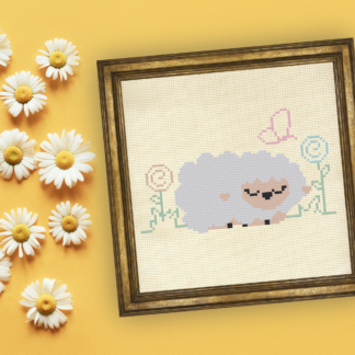 Sheep Cutie Cross Stitch Pattern