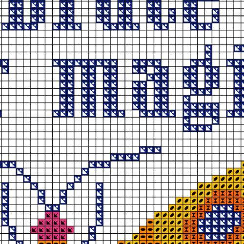 Colorful Moth Cross Stitch Pattern - Image 3