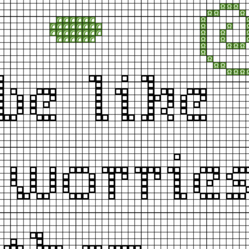 I Be Like "No Worries" Then Worries Cross Stitch Pattern - Image 4
