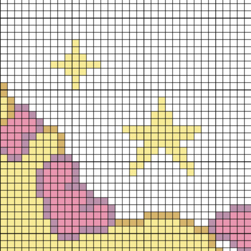 Jumping Unicorn Cross Stitch Pattern - Image 3