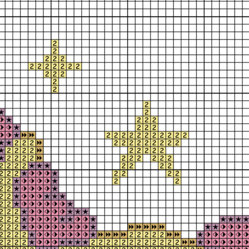 Jumping Unicorn Cross Stitch Pattern - Image 4