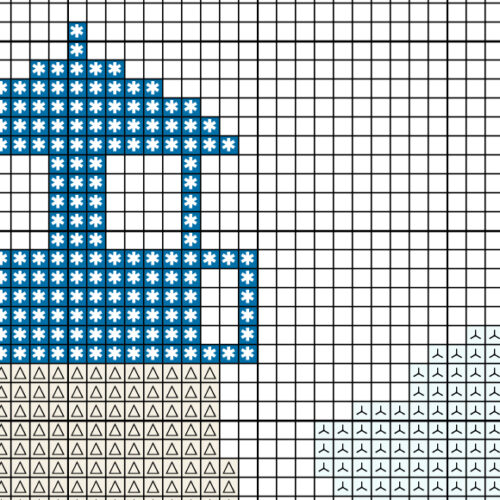 Lighthouse Waves Cross Stitch Pattern - Image 3