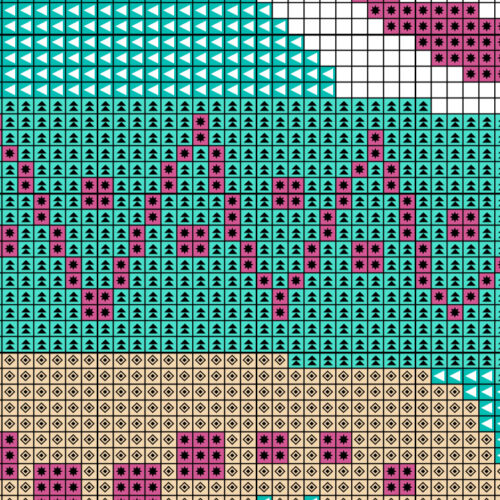 Sugar Skull Man Cross Stitch Pattern - Image 3