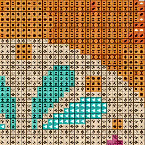 Sugar Skull Woman Cross Stitch Pattern - Image 3
