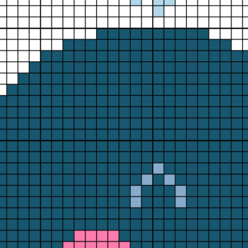 Whale And Goldfish Cross Stitch Pattern - Image 4