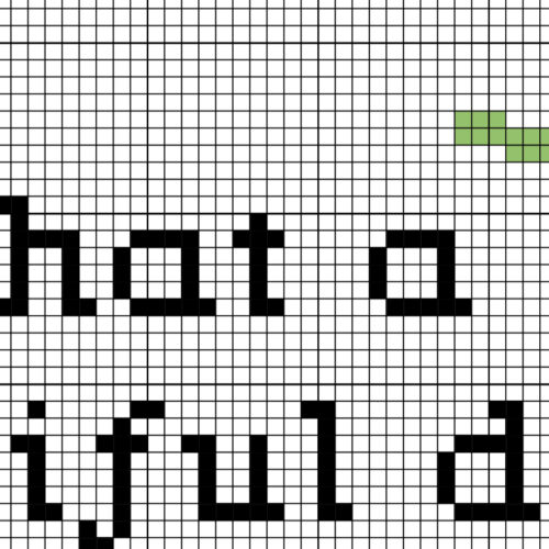 What A Beautiful Day To Scream Into The Void Cross Stitch Pattern - Image 3