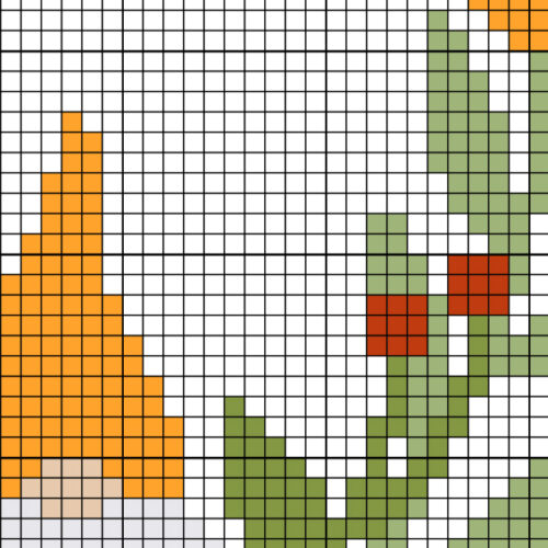 Yellow Gnome House Cross Stitch Pattern - Image 4