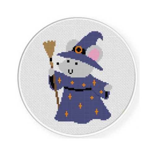 Wizard Mouse Cross Stitch Pattern - Image 2