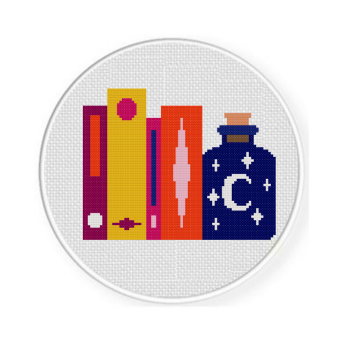 Potion Books Cross Stitch Pattern - Image 2