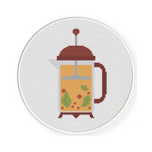 Tea Press Cross Stitch Pattern - Image 2