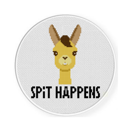 Spit Happens Cross Stitch Pattern - Image 2