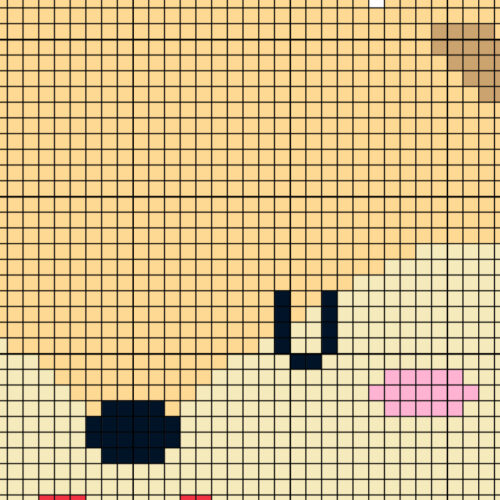 Hamster Eating Strawberry Cross Stitch Pattern - Image 3