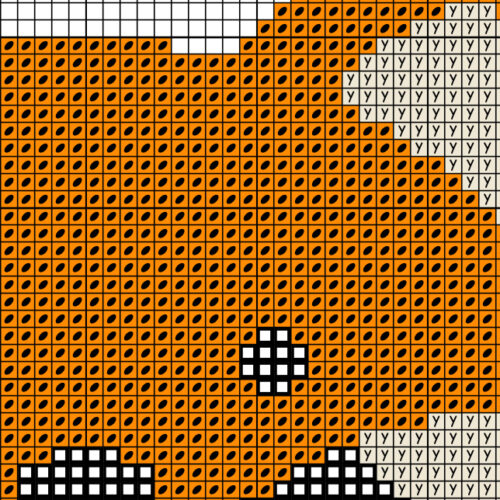 Kid In Fox Beanie Cross Stitch Pattern - Image 3