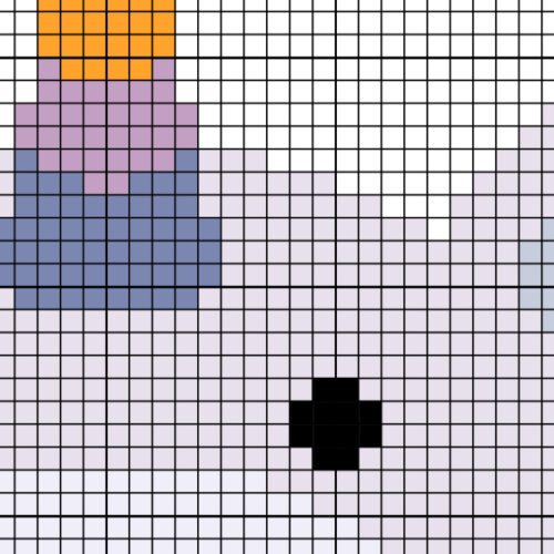 Kid In Unicorn Beanie Cross Stitch Pattern - Image 3