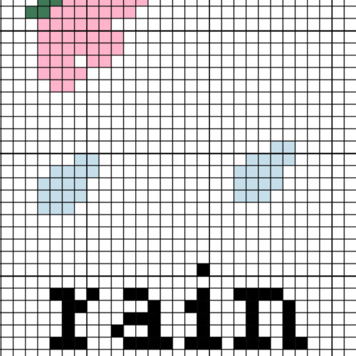 No Rain No Flowers Cross Stitch Pattern - Image 4