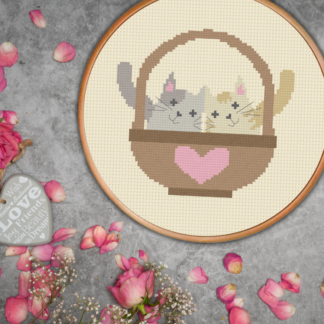 Cat Couple Cross Stitch Pattern