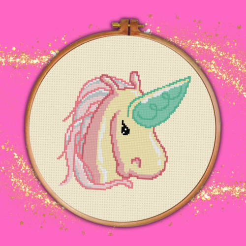 Beautiful Unicorn Cross Stitch Pattern