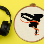 Break Dance Cross Stitch Pattern