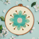 Flower Design Cross Stitch Pattern