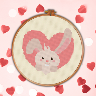 Bunny Love Cross Stitch Pattern