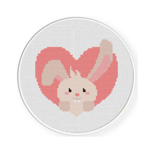 Bunny Love Cross Stitch Pattern - Image 2