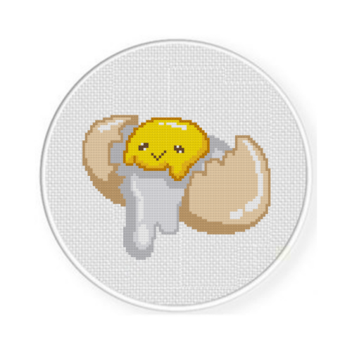 Cute Egg Cross Stitch Pattern - Image 2