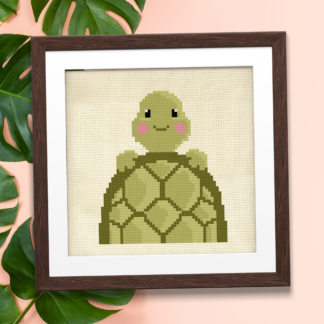 Cute Turtle Cross Stitch Pattern