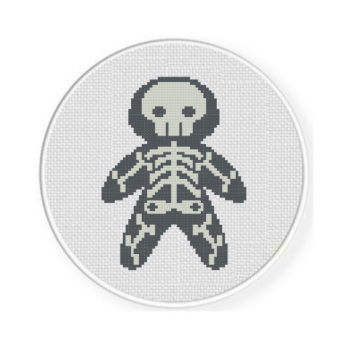 Skeleton Costume Cross Stitch Pattern - Image 2