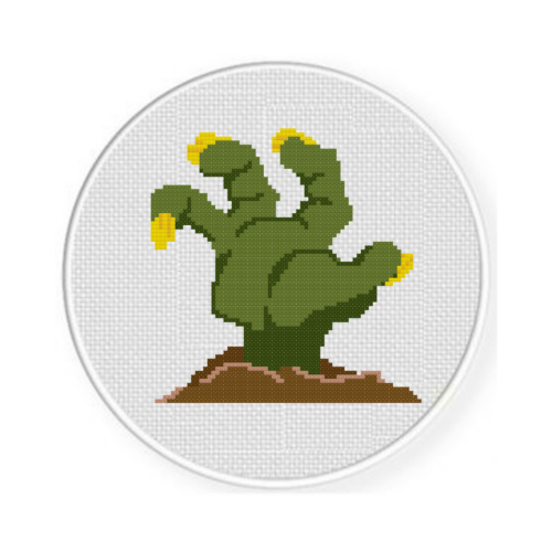 Creepy Hand Cross Stitch Pattern - Image 2