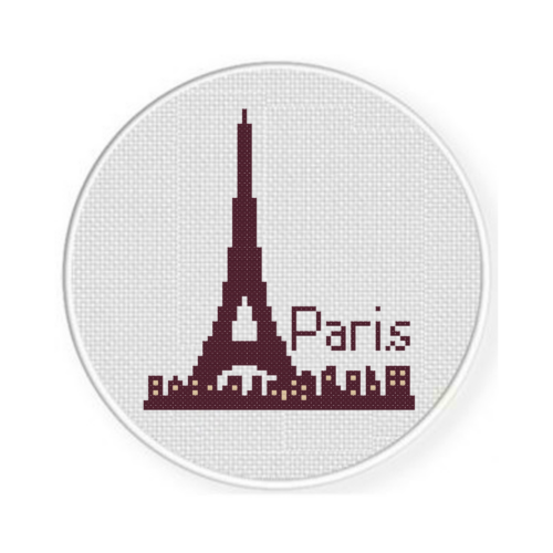 Eiffel Tower Cross Stitch Pattern - Image 2
