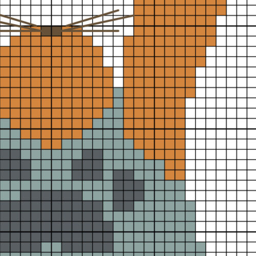 Cat Working Out Cross Stitch Pattern - Image 4