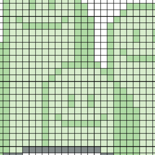 Cloudy Rainbow Cross Stitch Pattern - Image 3