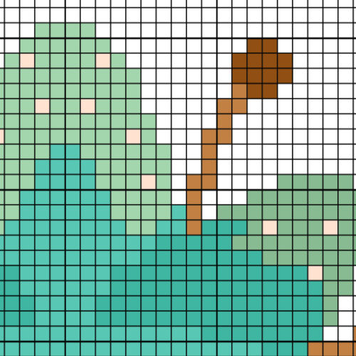 Flower Design Cross Stitch Pattern - Image 4